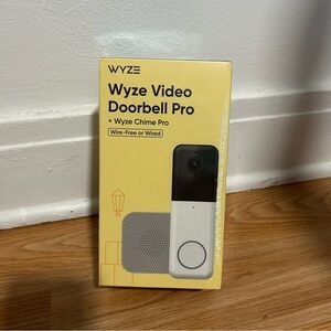 Wyze video doorbell pro + Wyze chime pro